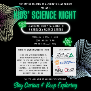 Kids’ Science Night featuring Emily Calandrelli